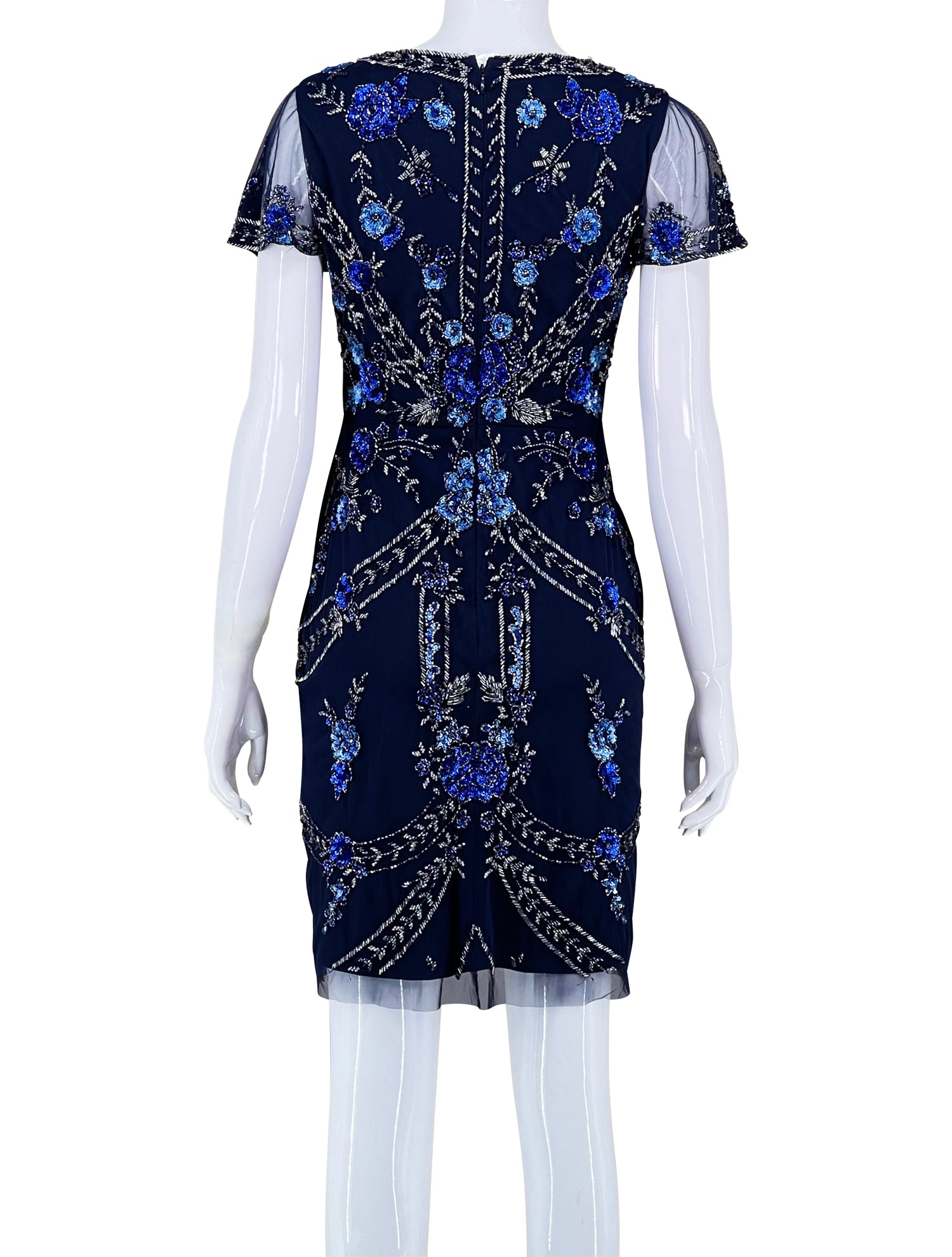 Aidan Mattox Beaded Cocktail Dress